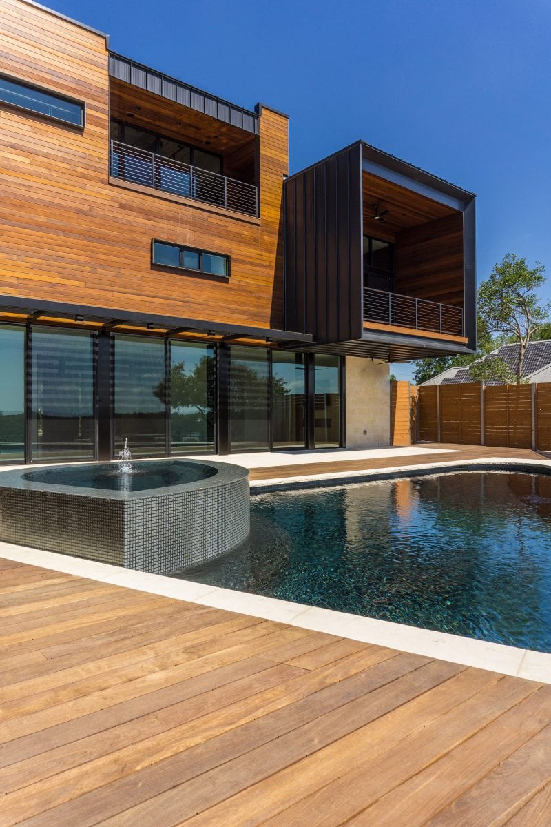 Ipe Deck and Pool on Lake Austin