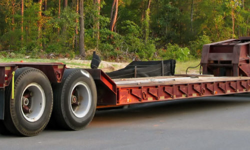 lowboy trailer