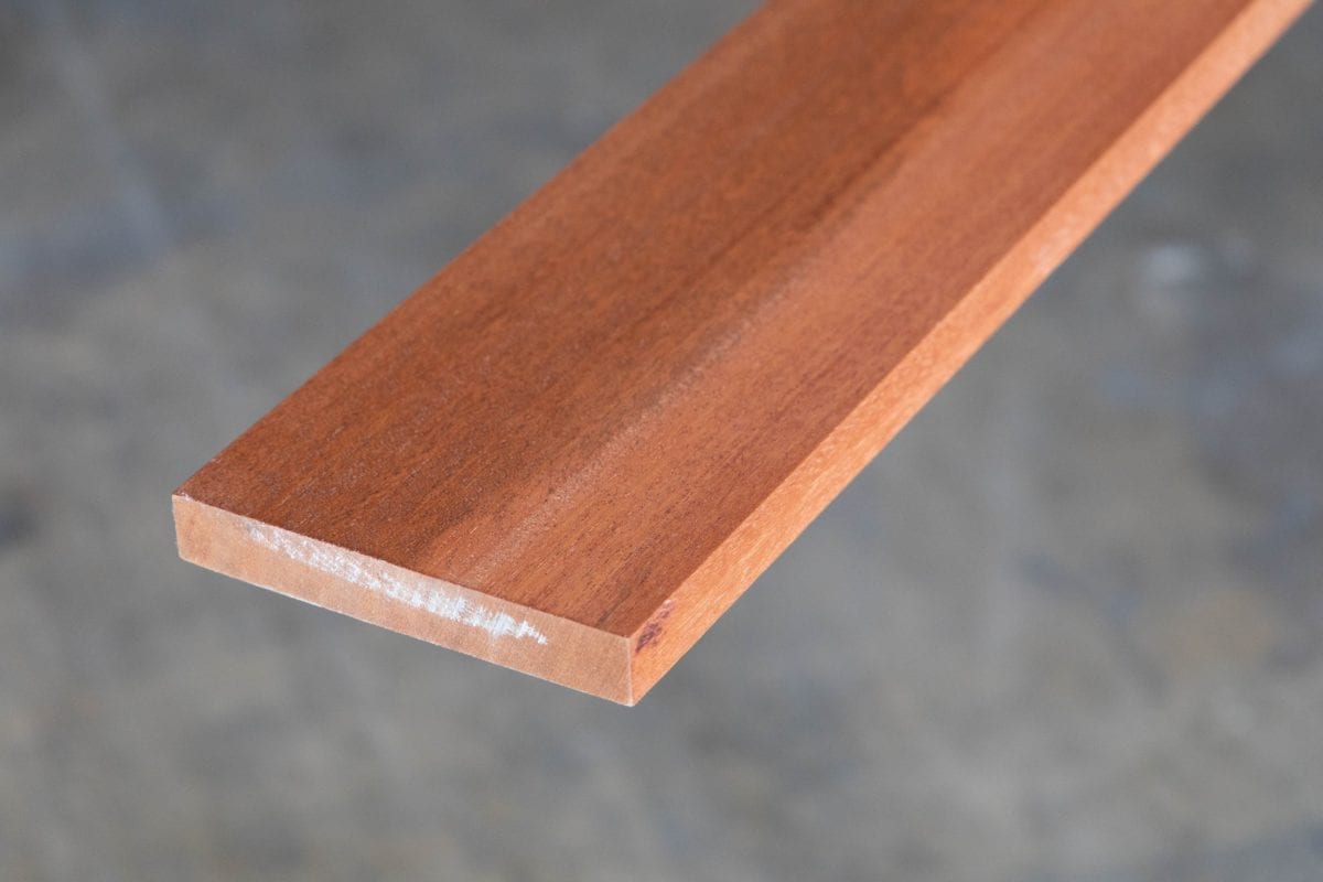 African Mahogany Plain Sawn Finished