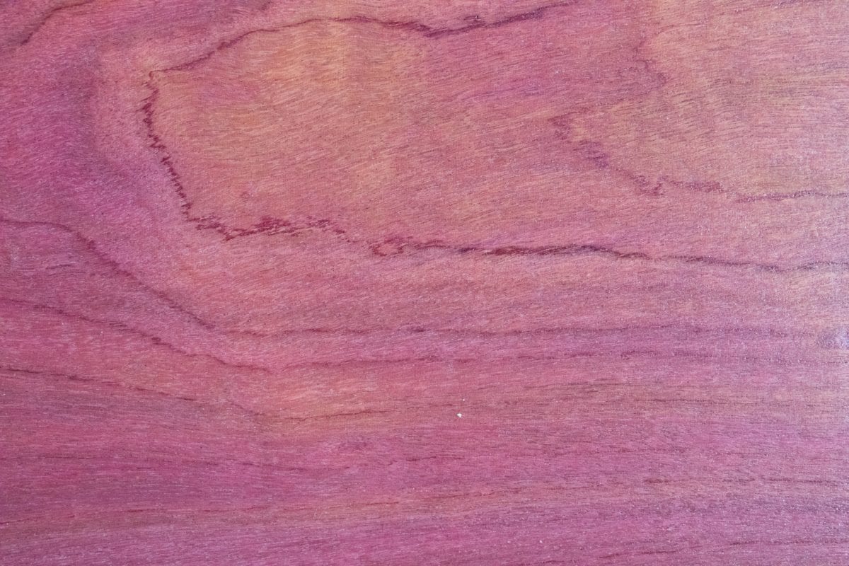 Purpleheart Finished