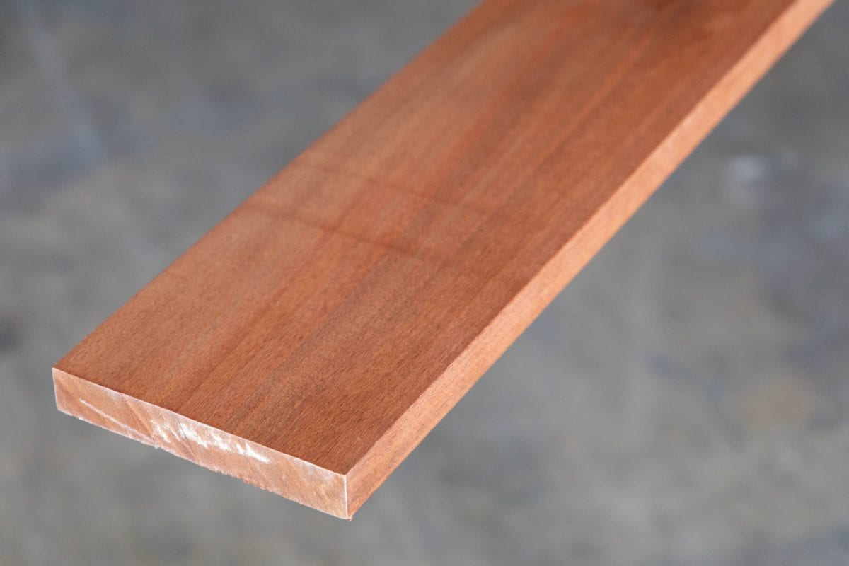Sipo Utile Plain Sawn Finished