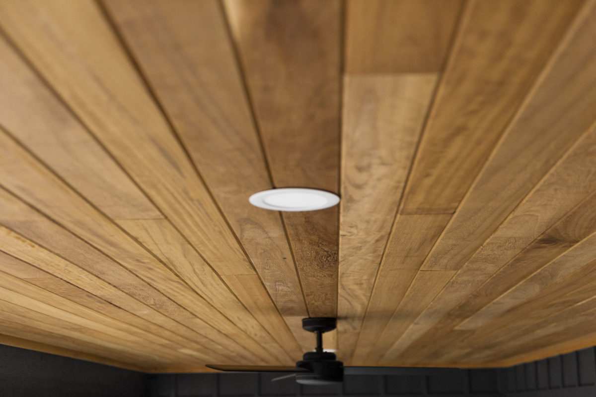 Iroko Ceiling