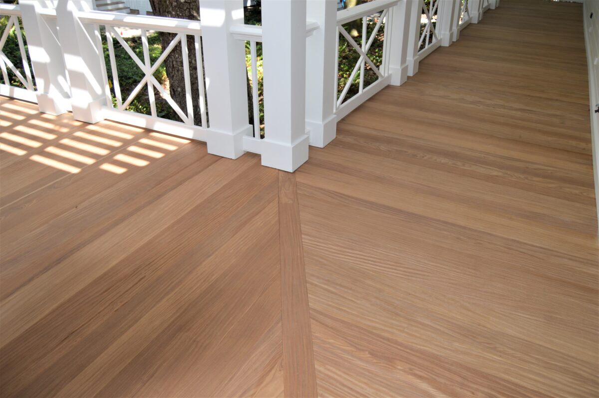 Afrormosia Porch Flooring