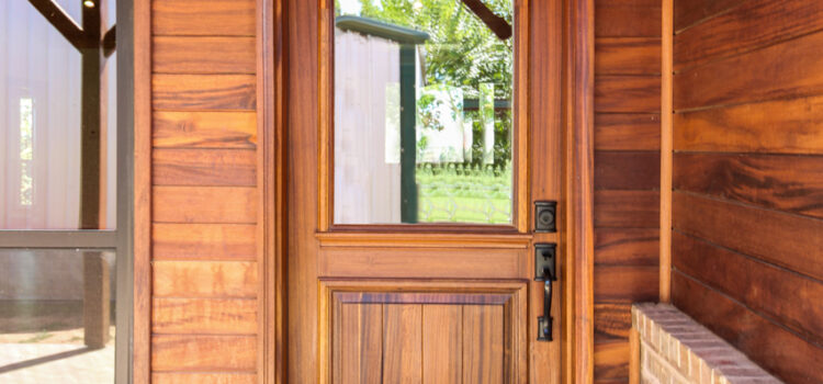 Sapele Custom Exterior Door