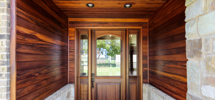 Sapele Custom Exterior Door