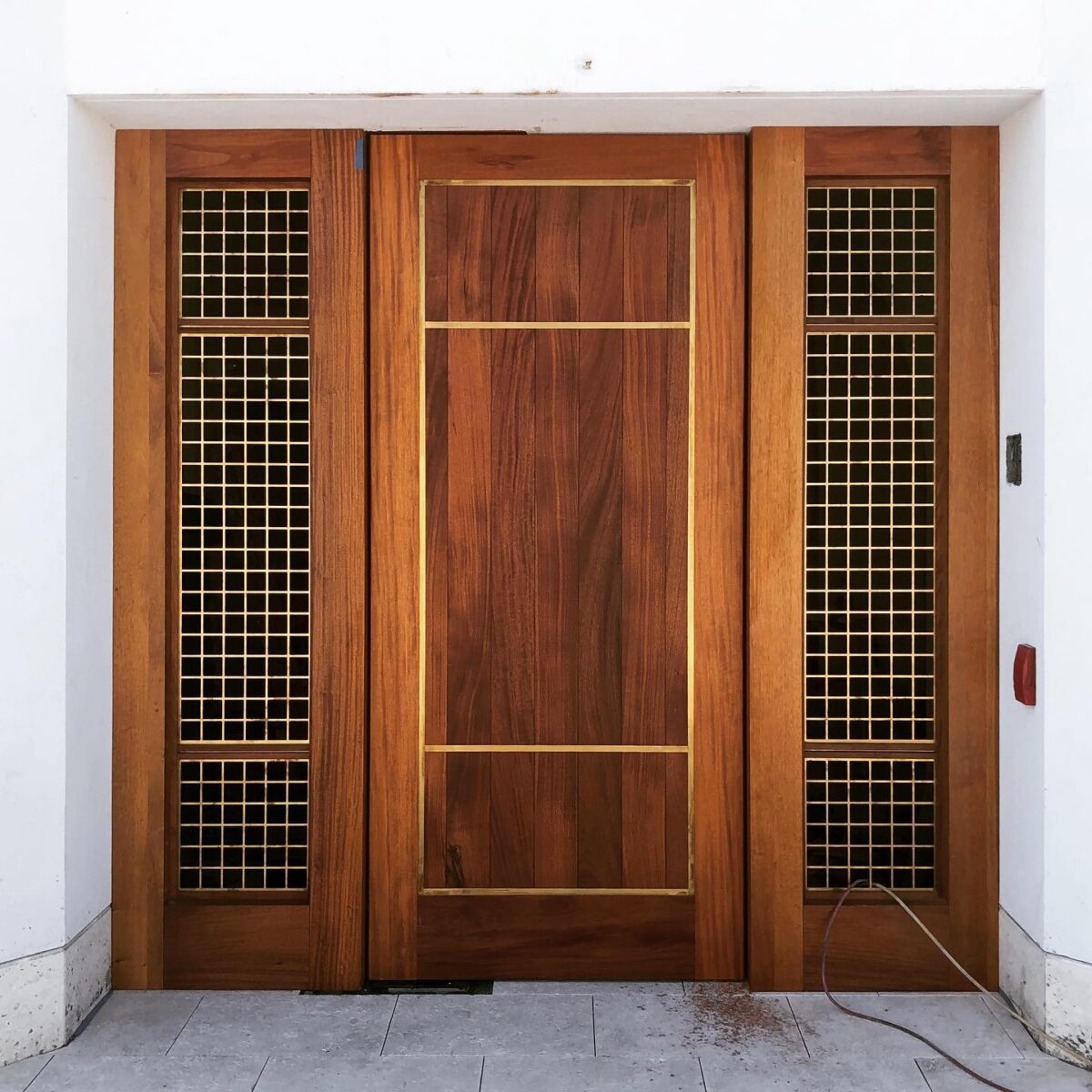 African Mahogany Door