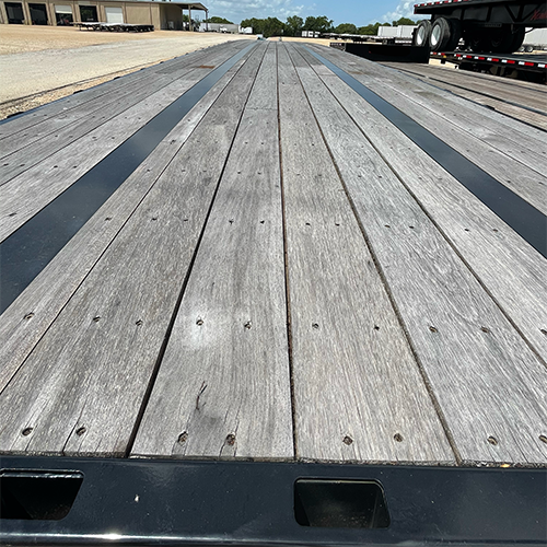 GRAYED TRAILER FLOOR